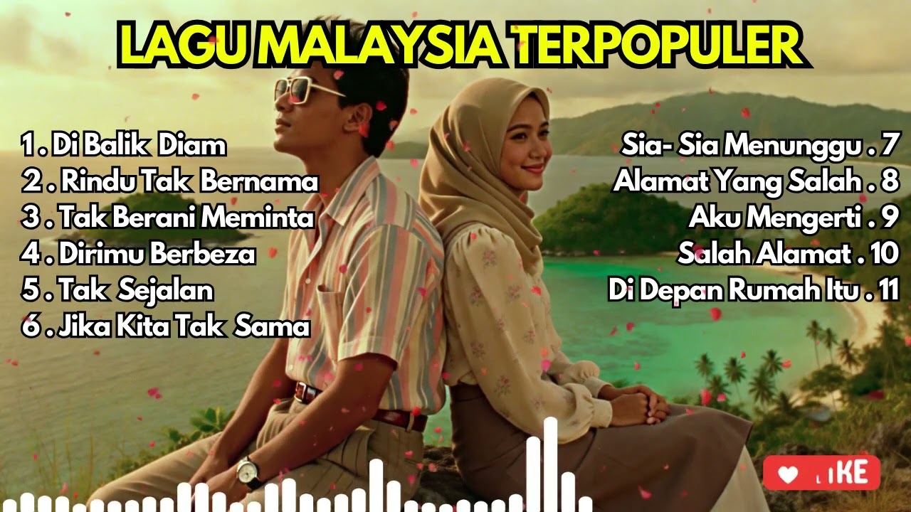 LAGU MALAYSIA | TANPA IKLAN | ENAK UNTUK PERJALANAN & KERJA