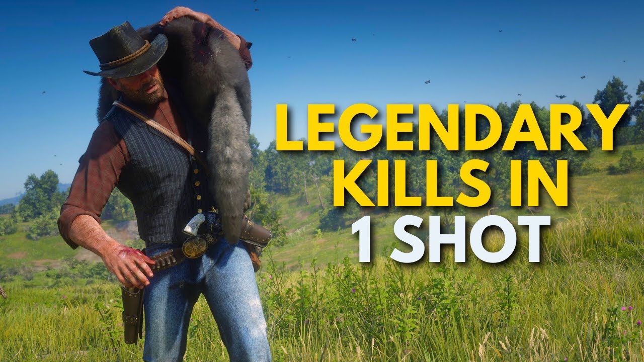 How To Kill Any Legendary Animal With 1 Shot in RDR2