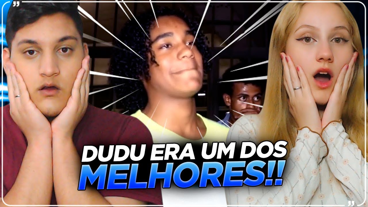 REACT EM CASAL - O dia que o DUDU se tornou o REI DO FLOW! | RimasCompilationHD