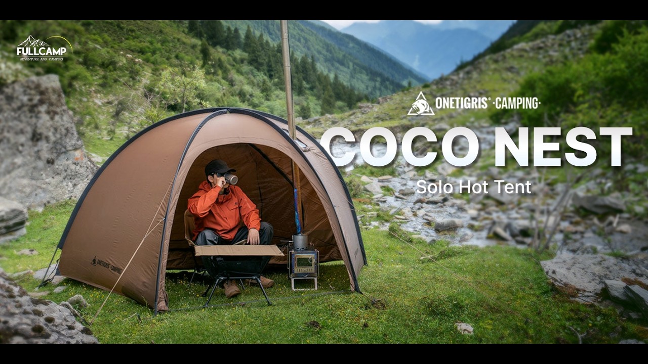 COCO Nest Solo Hot Tent #fullcampเมืองเอก  #Camping #Backpack #Tent
