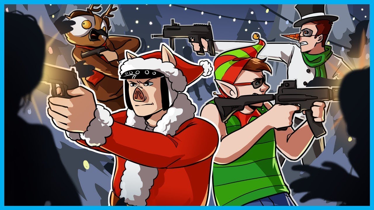 SCAAAAARY CHRISTMAS!! - Call of Duty Zombies Funny Moments! (BO3 Custom Zombies)