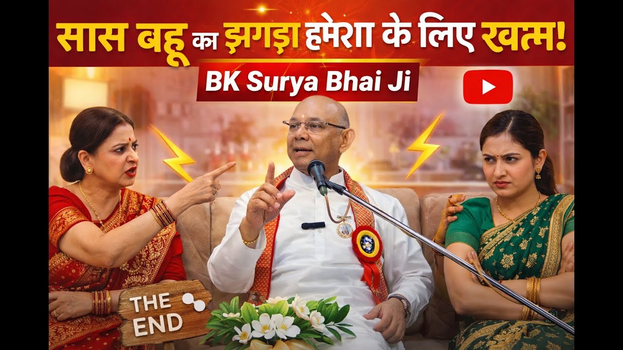 सास बहु का झगड़ा हमेशा के लिए ख़त्म ! BK Surya Bhai Ji | Godly Students |