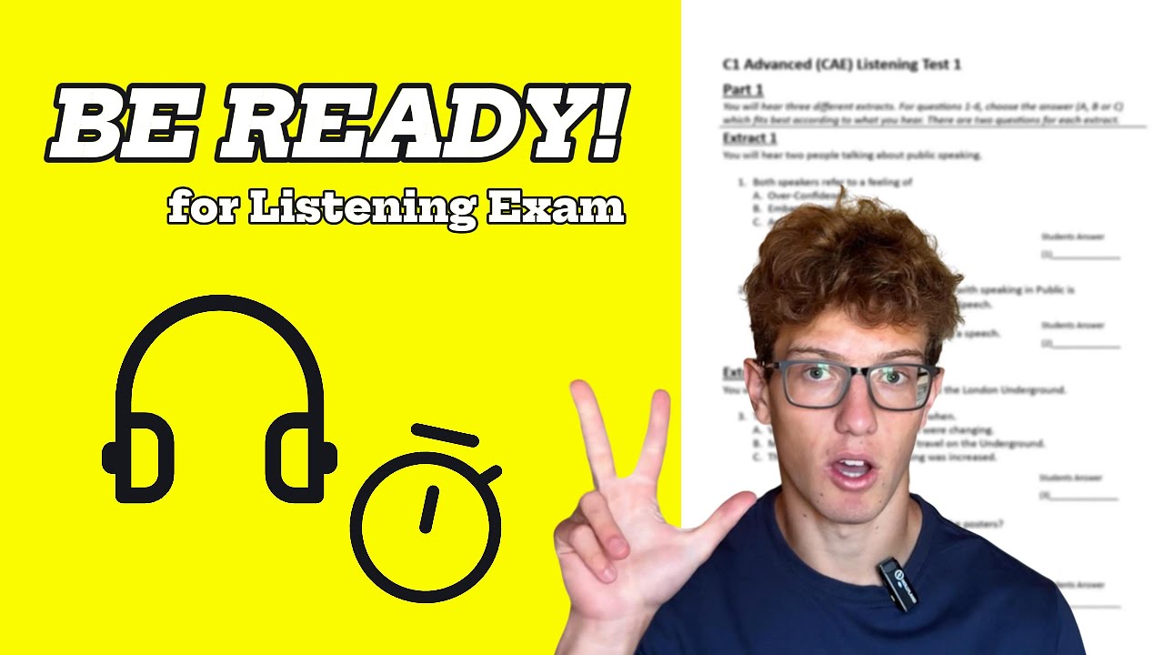 Watch This Before Your Cambridge C1 Advanced (CAE) Listening Exam! | 4K
