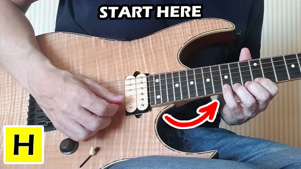 The EASIEST Way I Learned Shred Picking | Fast Guitar Licks | Intermediate Lesson