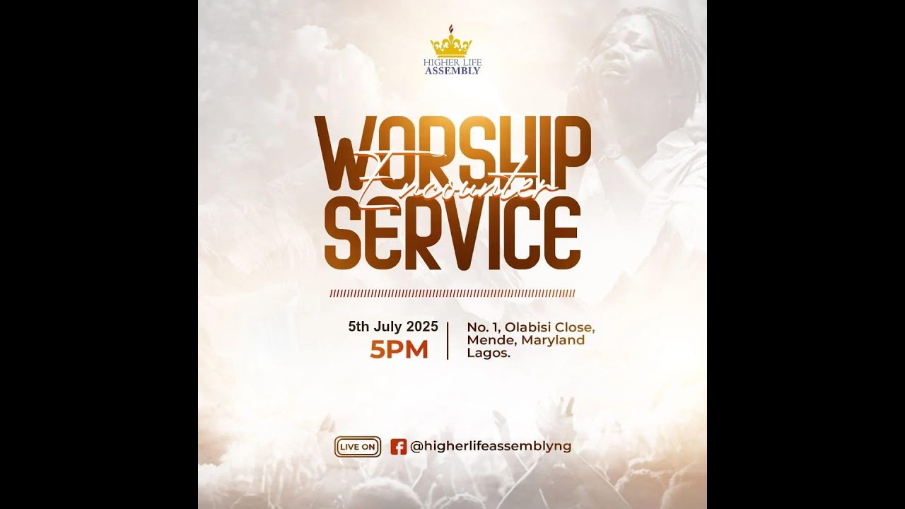 WORSHIP ENCOUNTER SERVICE -  July Edition
