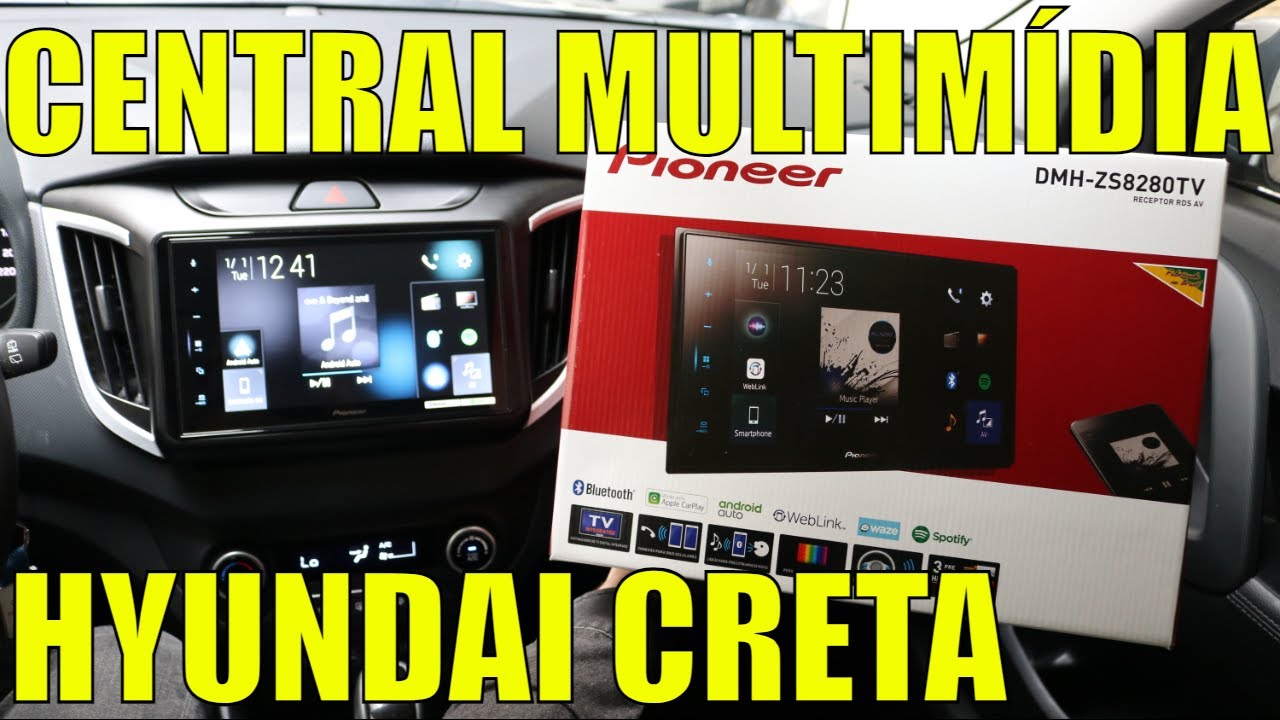 Central Multimídia Pioneer para o Hyundai Creta