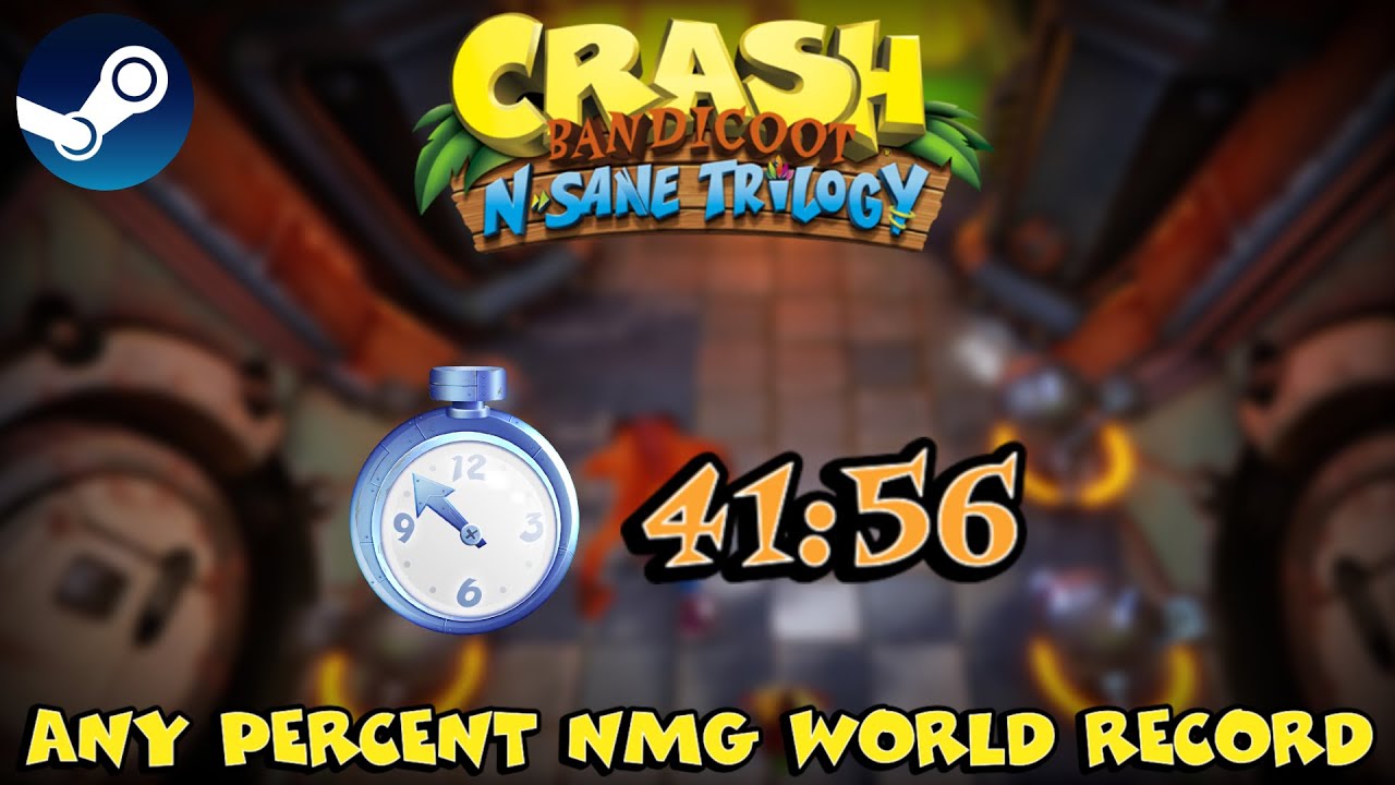 (World Record) Crash Bandicoot Any% NMG Speedrun in 41:56