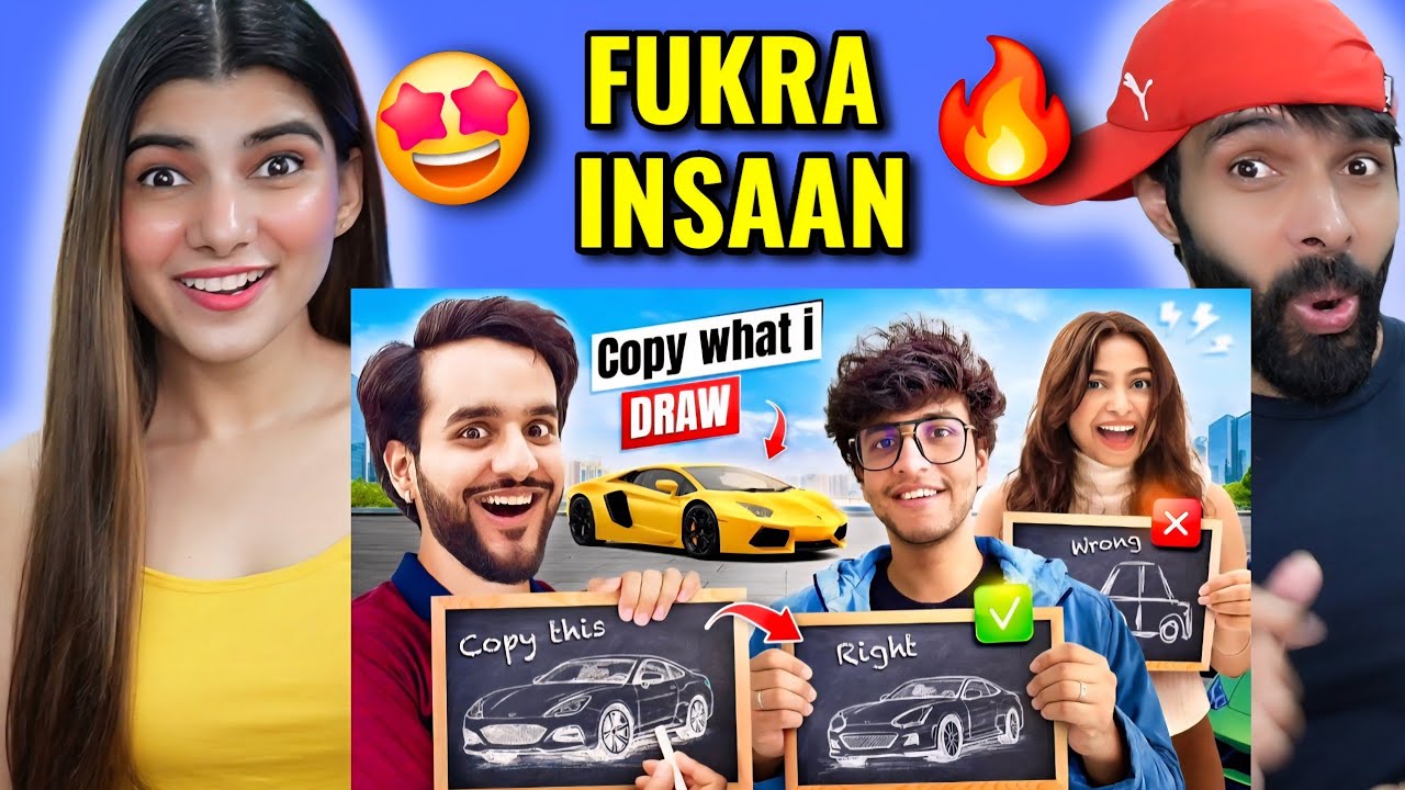 Copy What I Draw and I’ll Buy You That 😍 Fukra Insaan Reaction !!