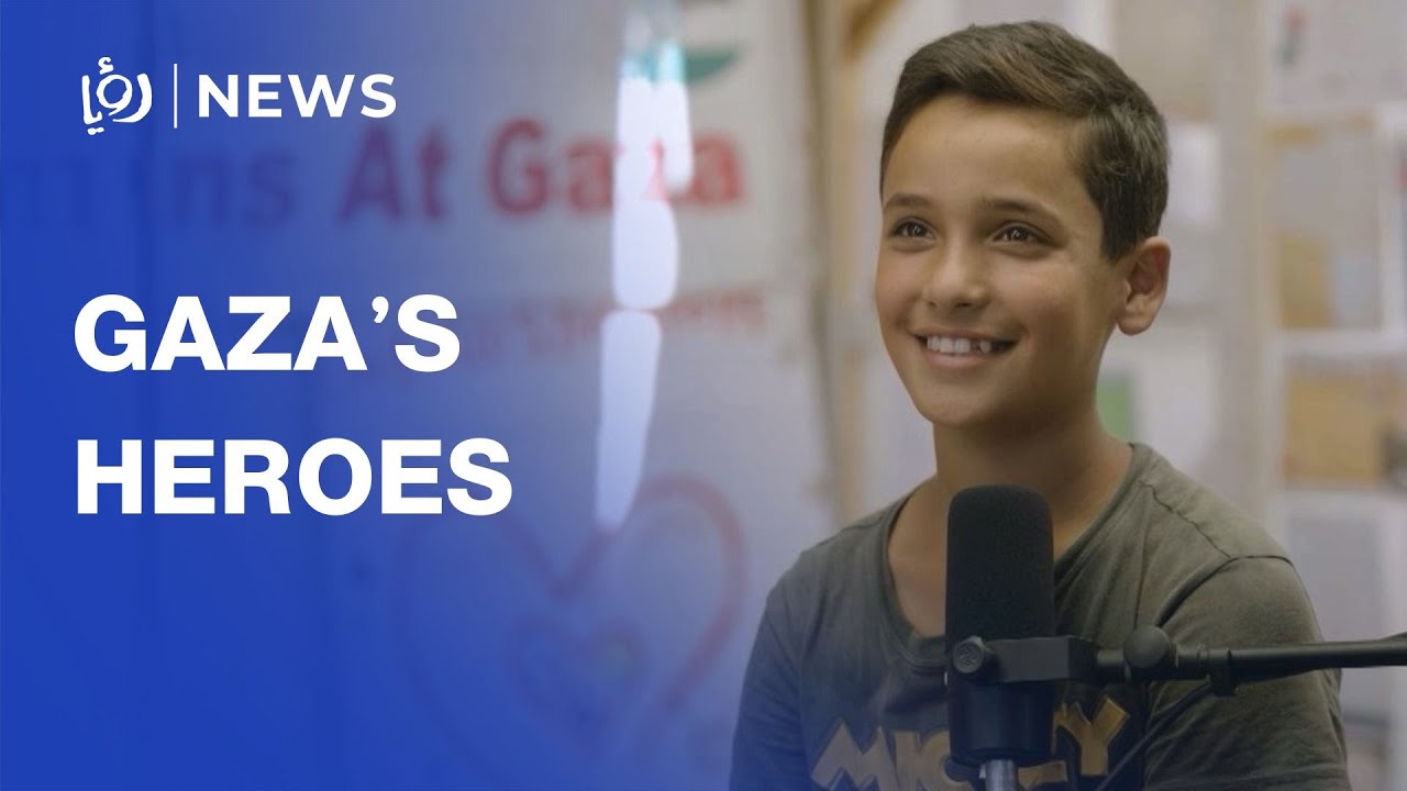 Who is your hero? Gaza children share their stories