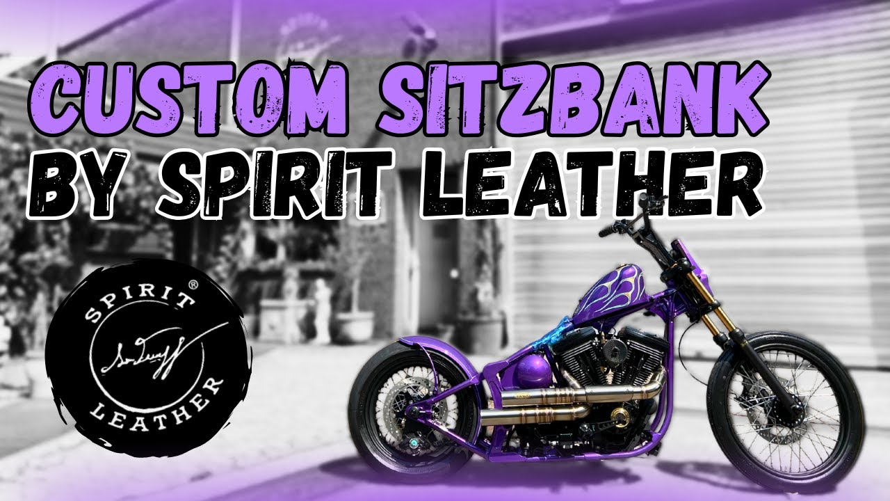 🛠️ Bastis Chopper kriegt 'nen Arschplatz! 💺🔥 | Sitzbank-Umbau bei SPIRIT LEATHER 💥