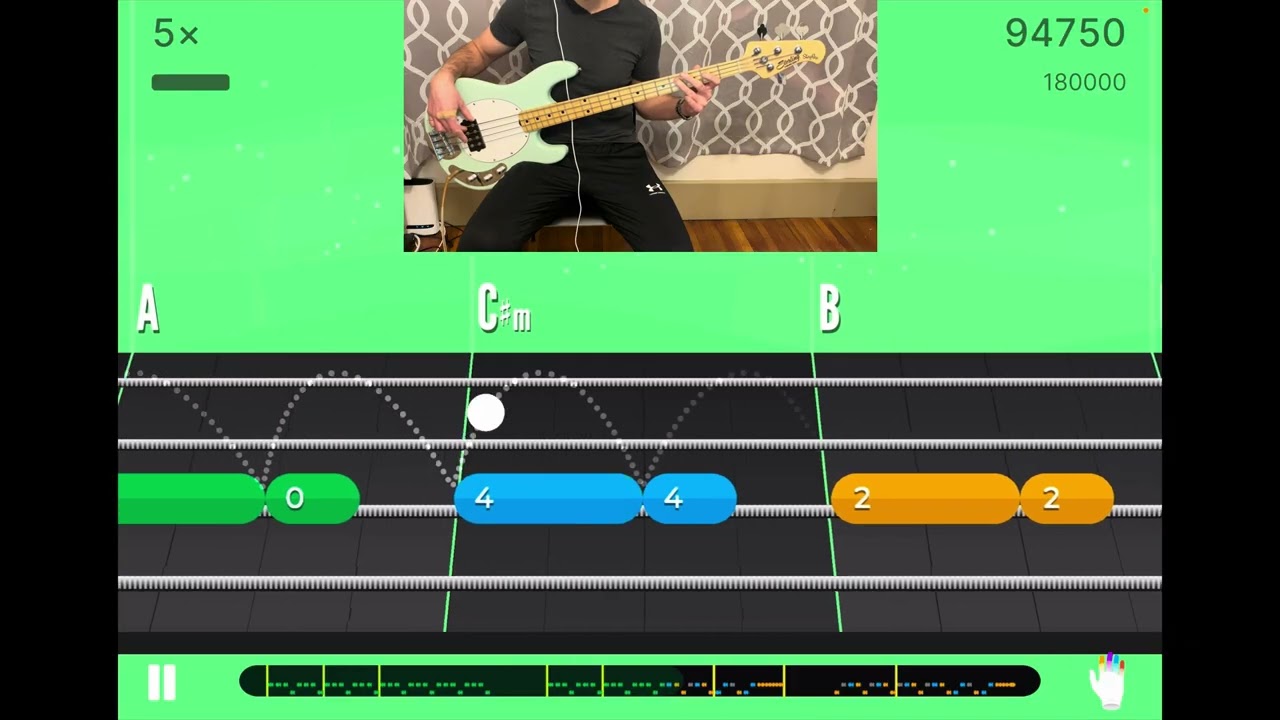 Lana Del Ray | Summertime Sadness | Yousician Bass | Level 3 | Simplified Bassline