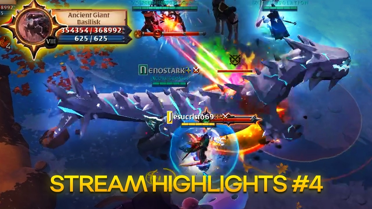 EL BASILISCO más DIFÍCIL de ENCONTRAR | Stream highlights #4 | Albion online
