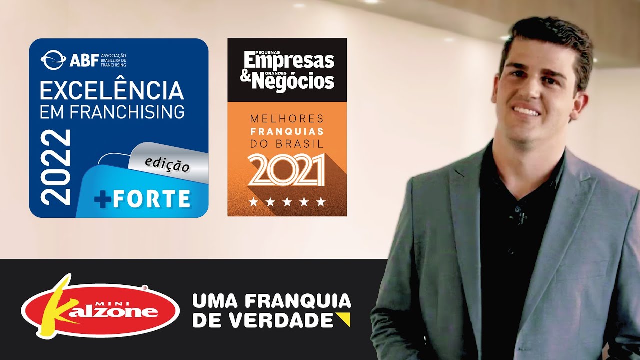 Mini Kalzone, uma franquia de verdade - Conquista do Selo de Excelência em Franchising 2022
