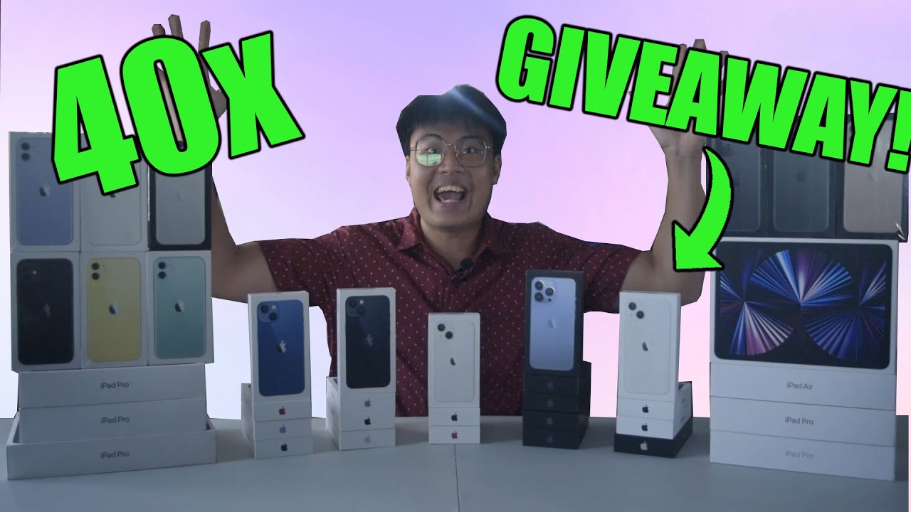 40X iPhone 13 Pro Max, iPad Pro GIVEAWAY! | 4 Ways to Win! | 170K Subs Special! [OPEN] [WORLDWIDE]