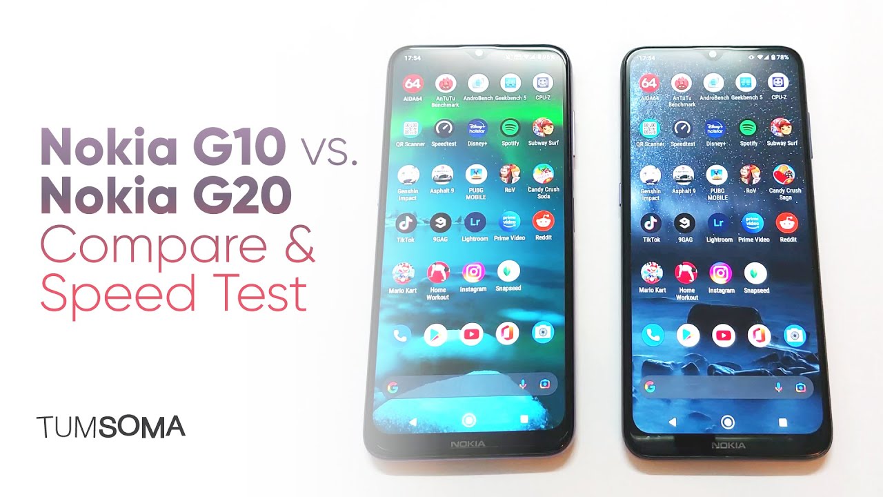 Nokia G10 (4/64) VS. Nokia G20 (4/128) Compare & Speed Test