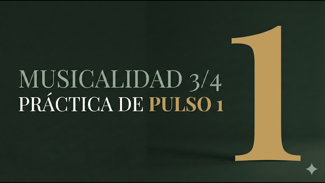 Musicalidad 3/4: Práctica de Pulso 1 - 90 BPM