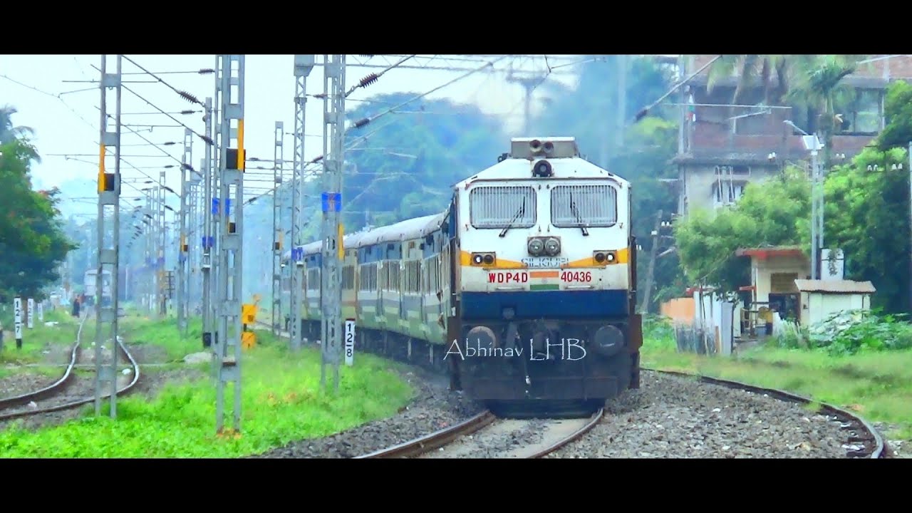 WDP4D EMD Guwahati - Jorhat JAN SHATABDI EXPRESS SPECIAL towing Dadar - Madgaon Jan Shatabdi's coach
