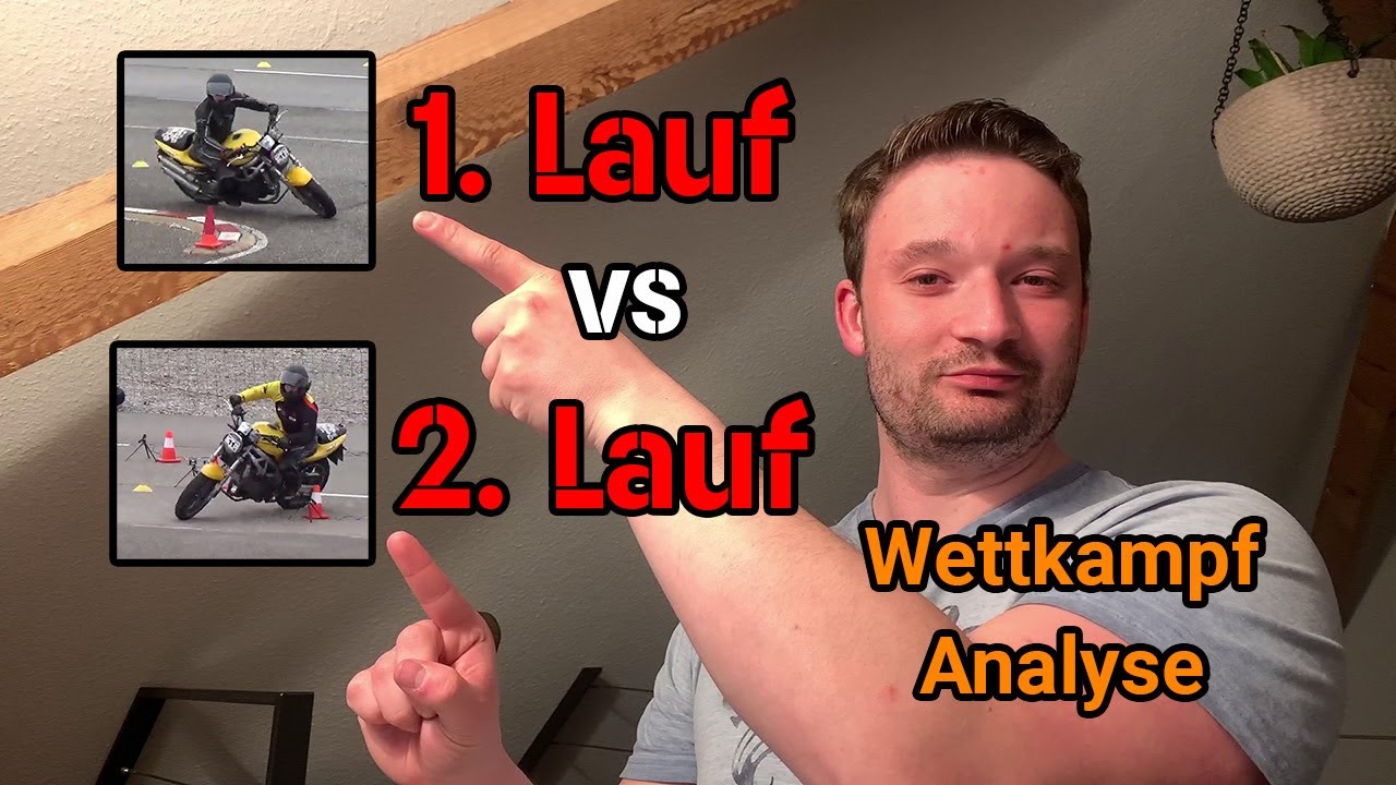 1. vs. 2 Lauf | Moto Gymkhana Wettkampf Analyse