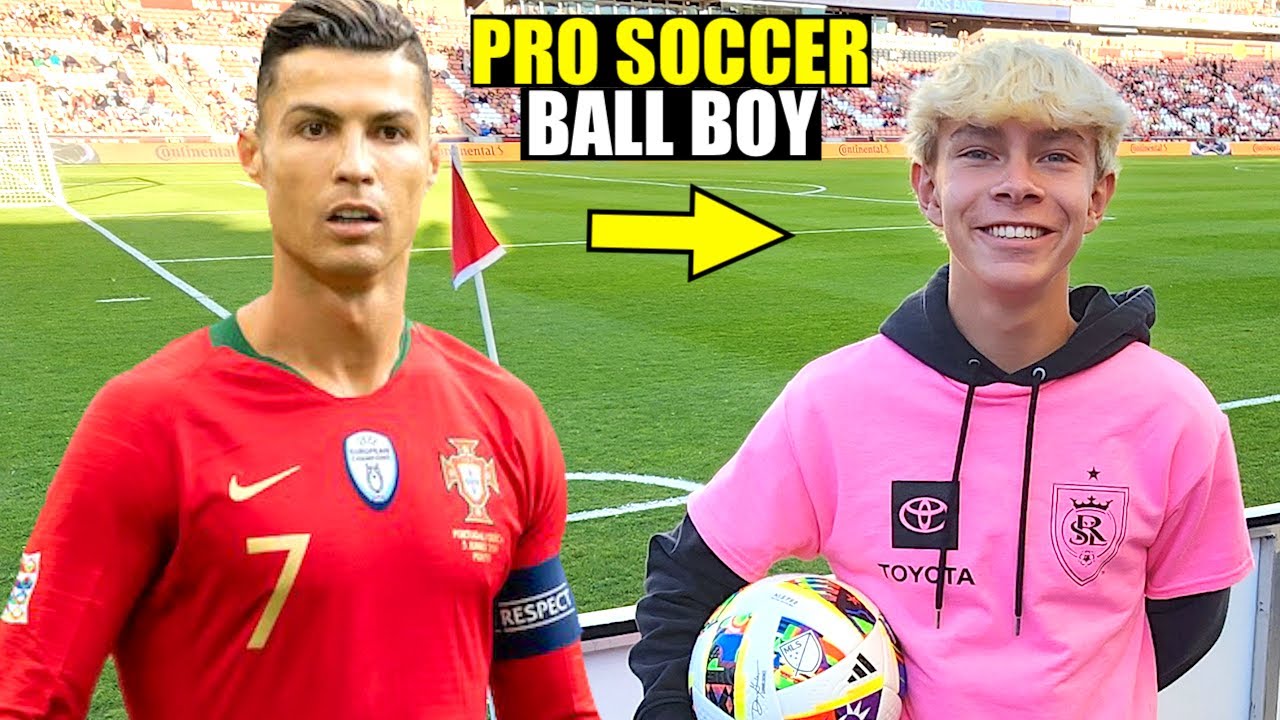 PRO SOCCER BALL BOY FOR A GAME! ⚽️