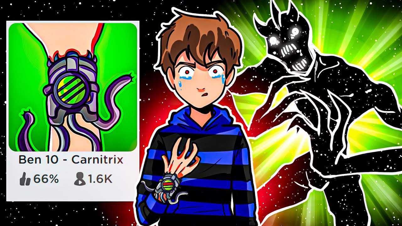 TESTEI OS JOGOS DE BEN 10 no ROBLOX