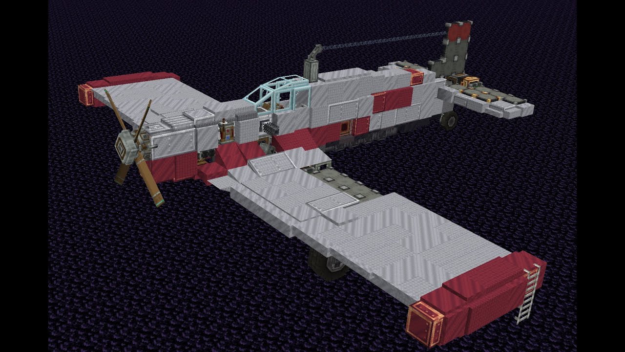 Farm type plane with ClockworkMelting point #createmod #minecraft #planes #aviation #moddedminecraft