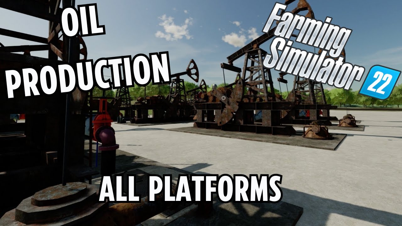 CRUDE OIL PRODUCTION TUTORIAL | Farming Simulator 22