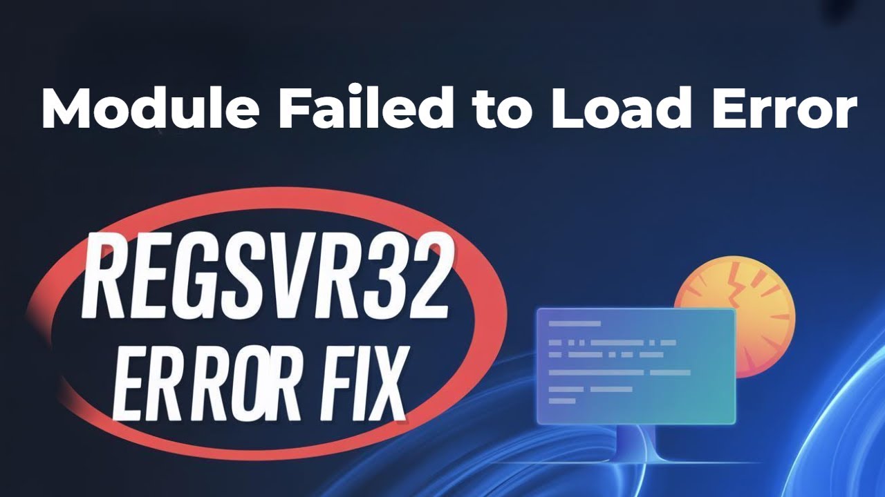 RegSvr32, The Module Failed to Load Error on Windows 11/10 [GUIDE]