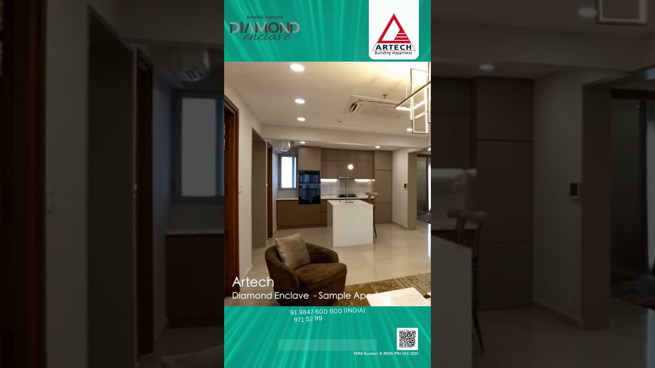 Artech Diamond Enclave | Spacious Luxury Duplexes in Vellayambalam, Thiruvananthapuram.