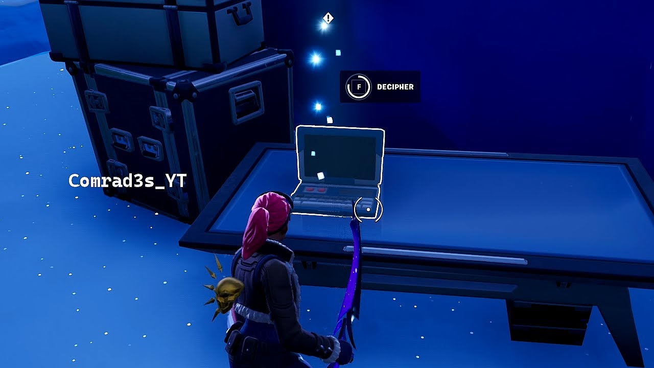 Start deciphering Rift Gate coordinates Fortnite