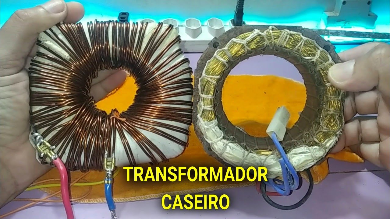 Posso Fazer Trafo Toroidal com Motor de Tanquinho?? Vamos ver....
