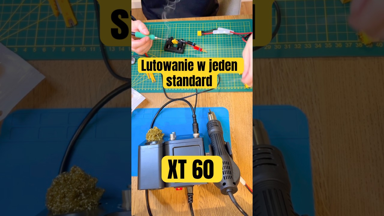 Подключается один стандарт для powerbox 🔋 #XT60 #hamradio #krotkofalarstwo #soldering
