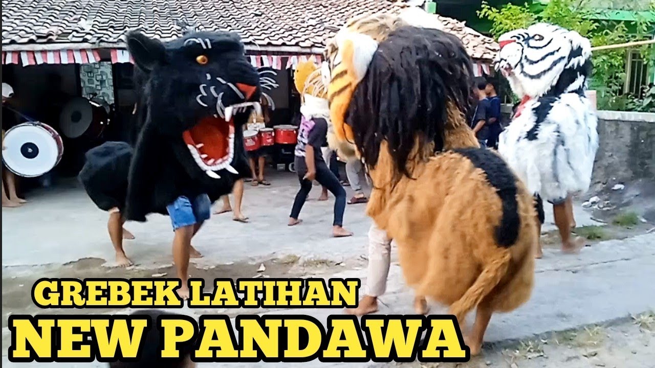 GREBEK LATIHAN NEW PANDAWA‼️ DRUMBAND KOLABORASI BARONGAN