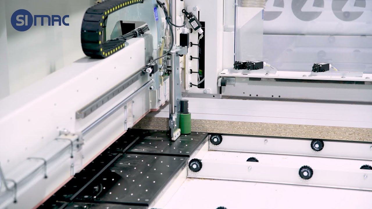 Si-Mac Albania - Gabbiani p80  (automatic single blade beam saw)