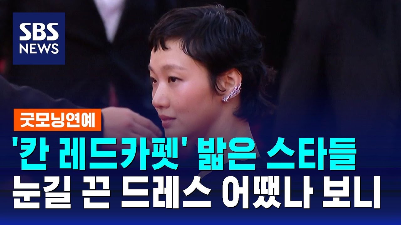 '칸 레드카펫' 밟은 스타들…눈길 끈 드레스 어땠나 보니 / SBS / 굿모닝연예
