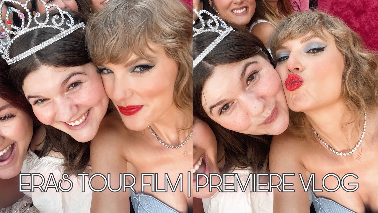 eras tour film premiere vlog (I MET TAYLOR SWIFT) | india haze