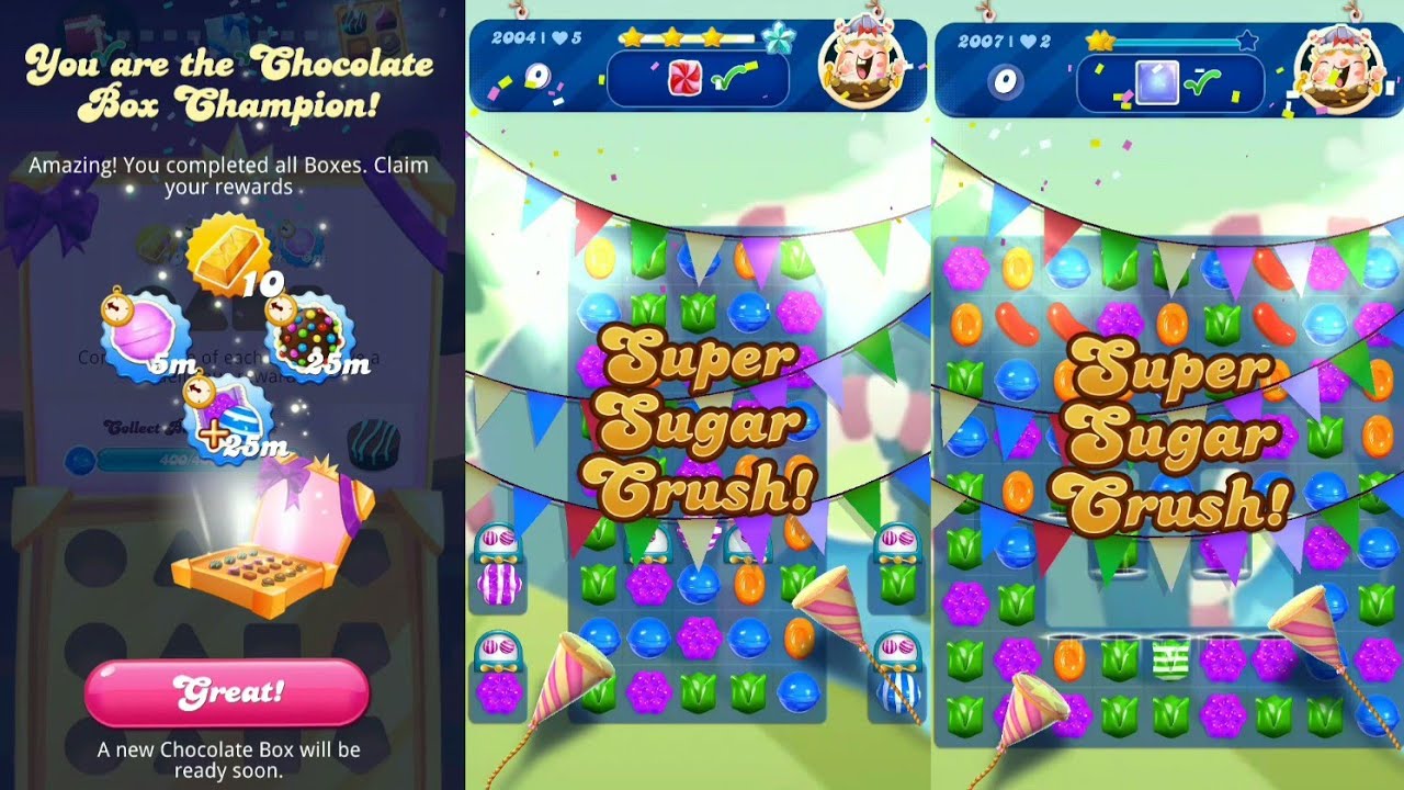 Unlimited Free Booster | Super Hard Level 2004 | Candy Crush Saga | New Version
