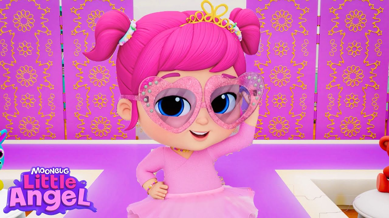 Dress Up and Shine! 👠👒 | Little Angel And Friends Kid Songs