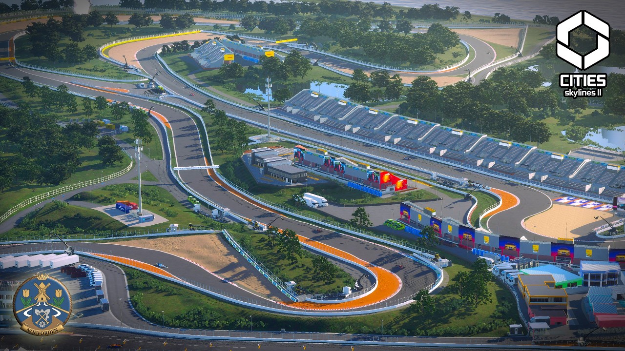 I Built a Real Life F1 Circuit in Cities Skylines 2