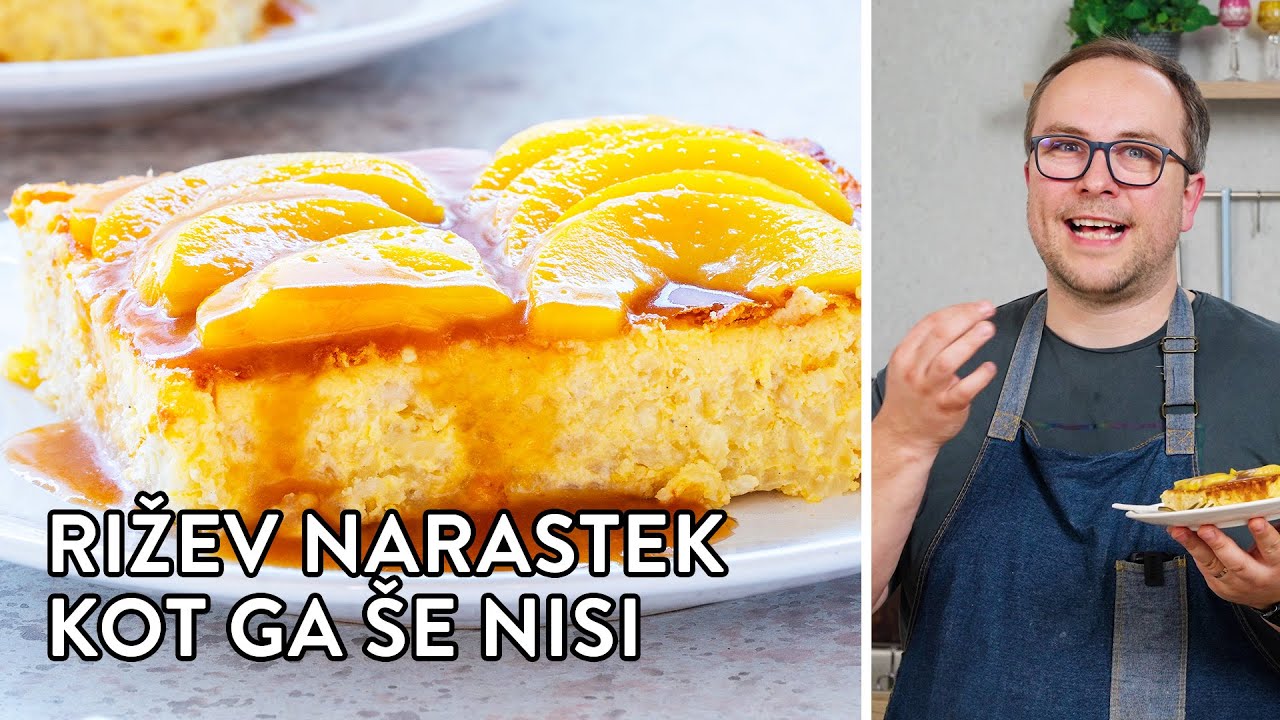 Rizev narastek z breskvami, kot ga še niste poskusili