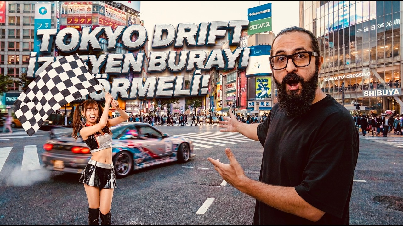 4 Metre Yüksekten Shibuya Crossing, Gerçek Tokyo Drift Atmosferi! 🚦🇯🇵 Dünyanın En Kalabalık Kavşağı.