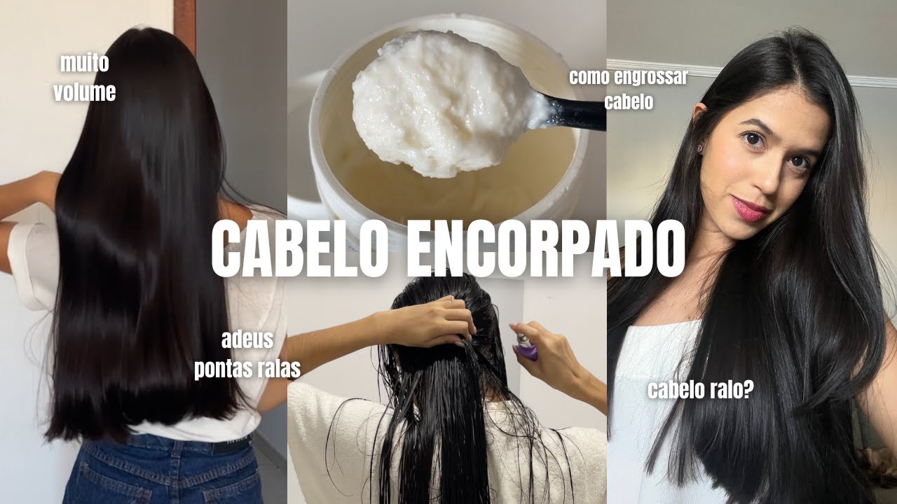 2 coisas que fizeram meu CABELO realmente ENCORPAR