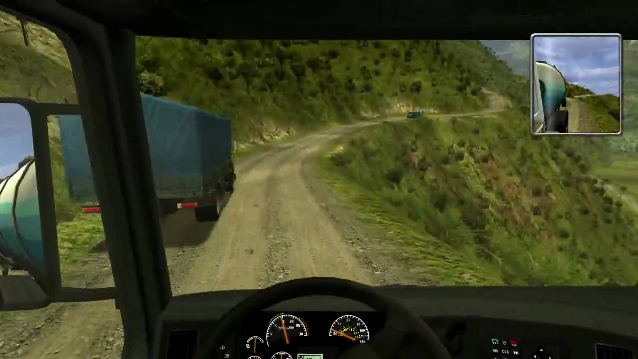 [HD][18 WoS Extreme Trucker] Gameplay - Bolivia (Yungas Road)
