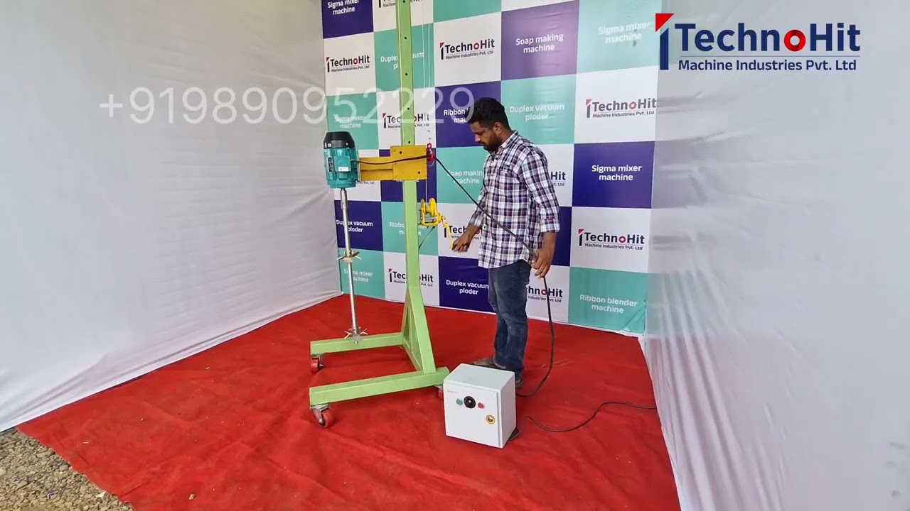 High-Speed Industrial Liquid Mixer Machine | Detergent, Chemical & Paint Mixer @TECHNOHITMACHINEINDUSTRIES 