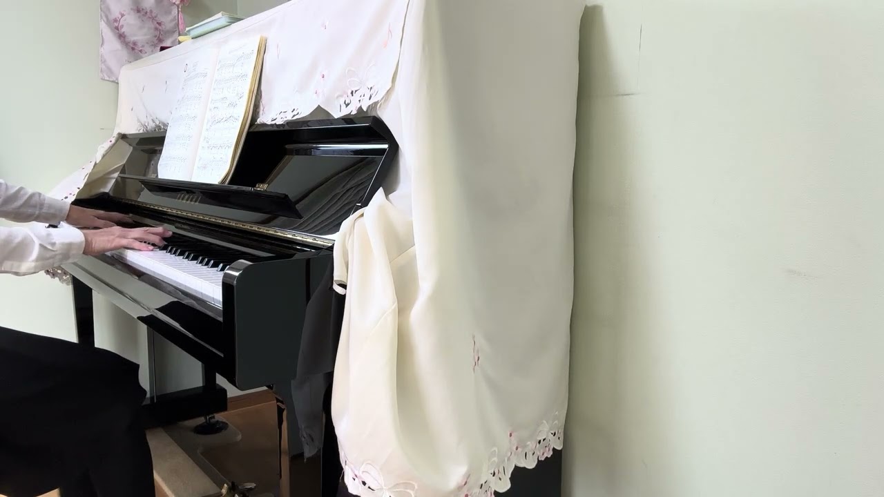 今朝の一曲！これ弾いて心落ち着けます❤️ベートーヴェン🎼ピアノソナタ第14番「月光」第１楽章🎼この曲もMy recitalで弾くよ👍