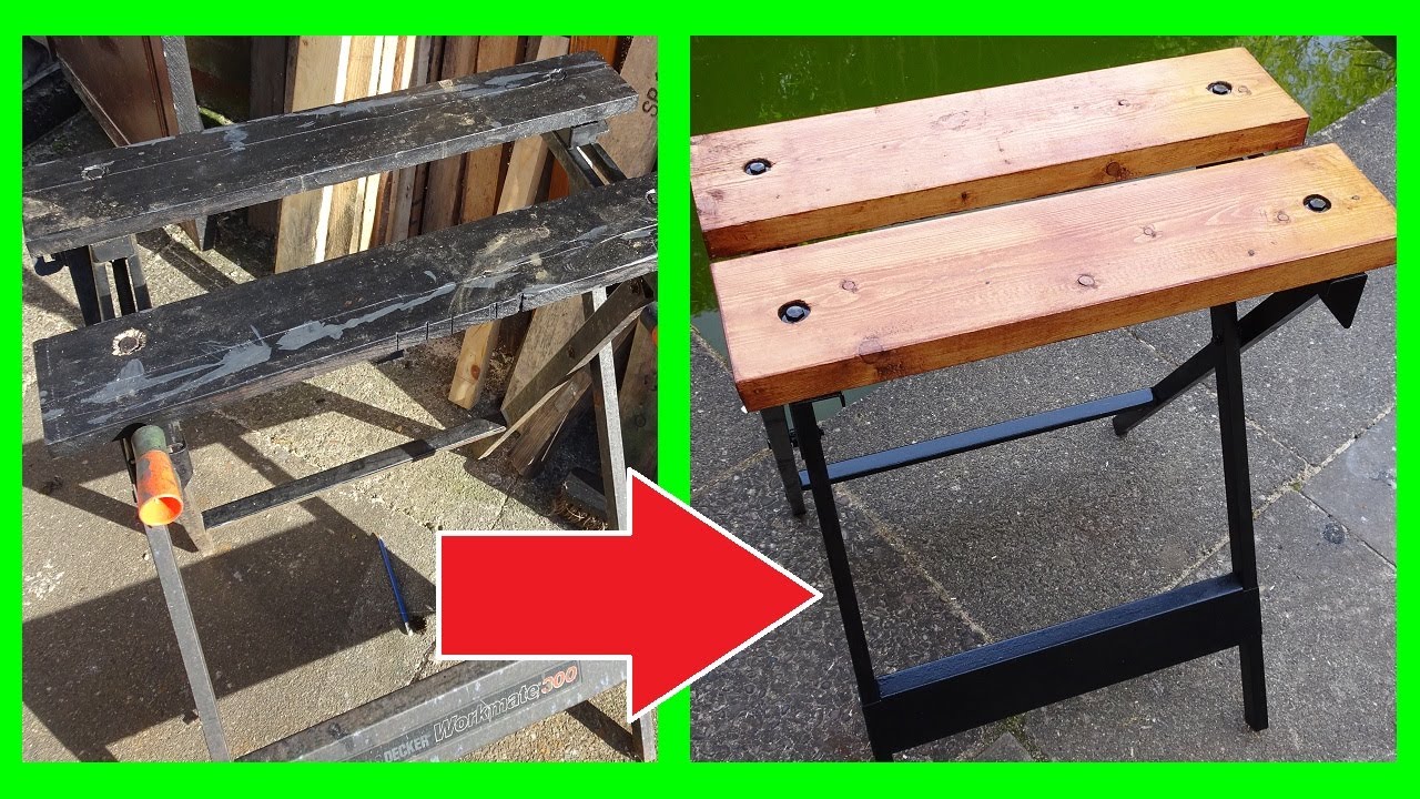 How to Restore & Improve a Portable Folding Workbench