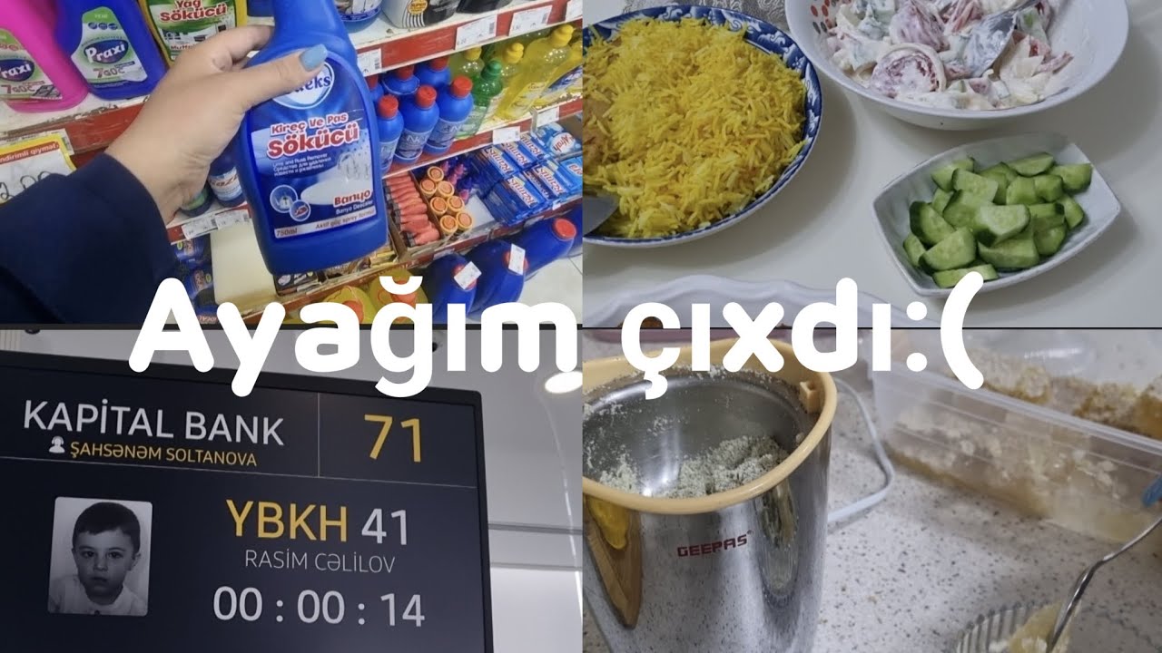 Ayağım çıxdı 🥺 | sınıqçıya getdik #vlog #sumqayit