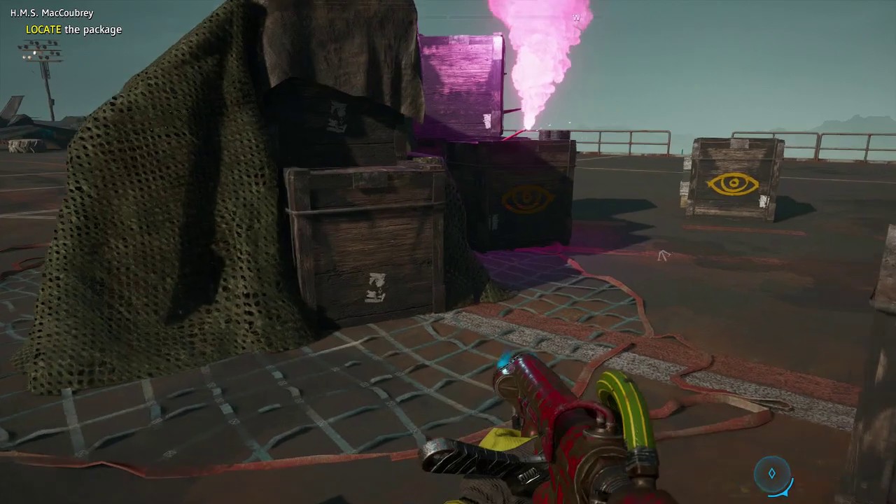Far Cry New Dawn Locate the Package HMS MacCoubrey