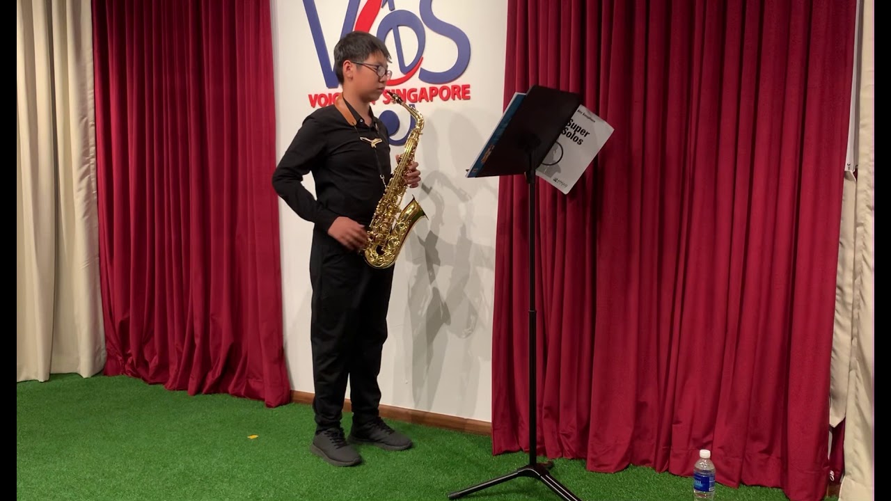 ABRSM Singapore Saxophone Grade 6 Exam Performance by Wu Yunhao (Distinction) 萨克斯英皇考级6级考试（优异）
