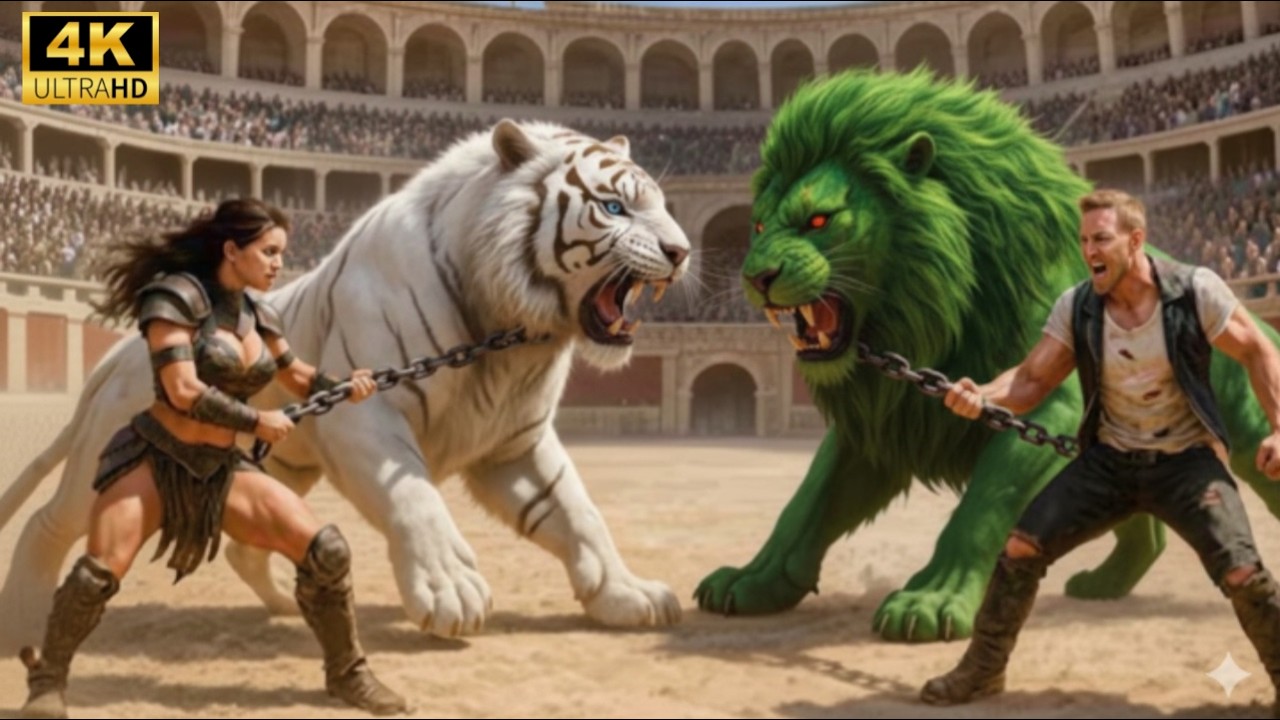 Tiger vs Monster Lion Fight | Epic Showdown in the Jungle | Animal Battle