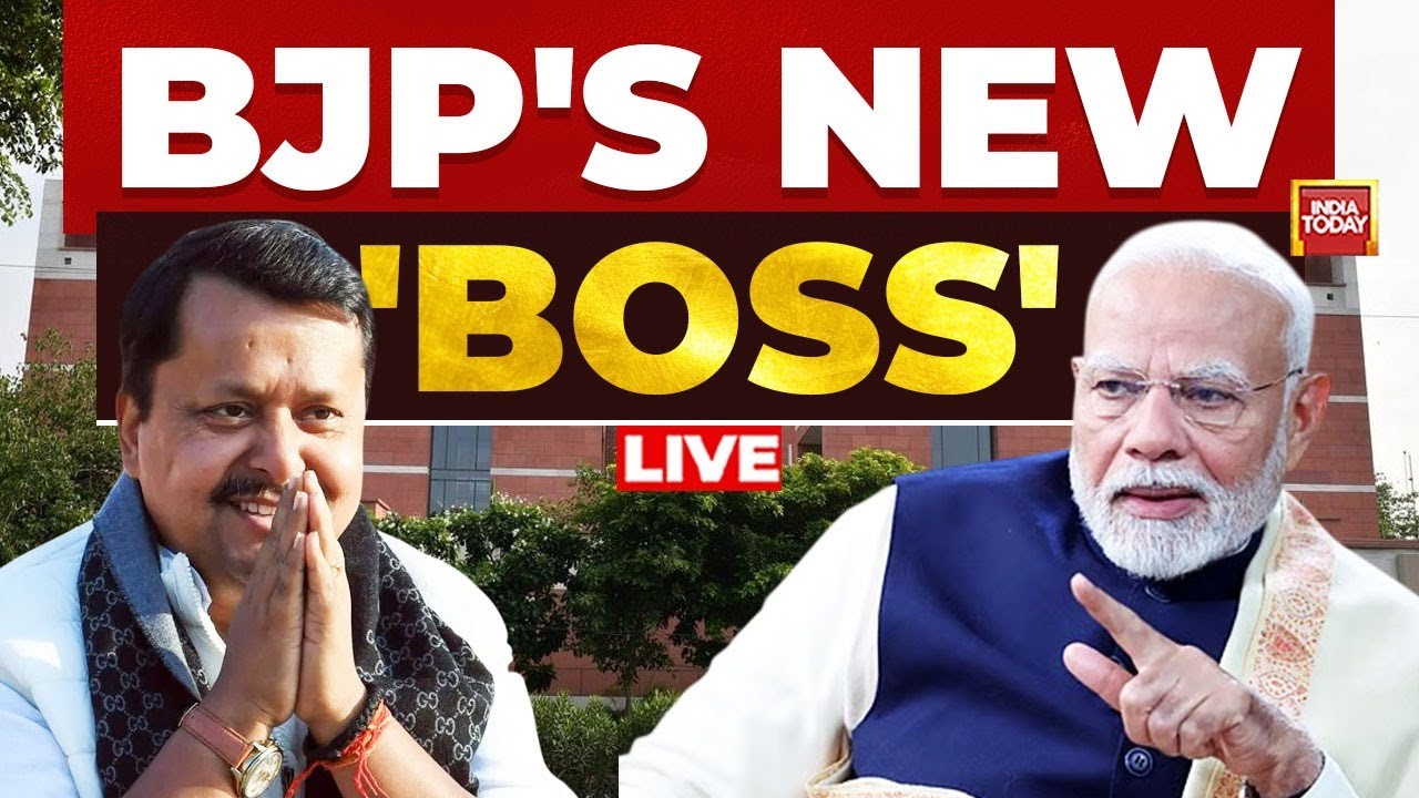 LIVE: Nitin Nabin Is BJP's New President | PM Modi Says 'He's My Boss' | BJP News | India Today LIVE